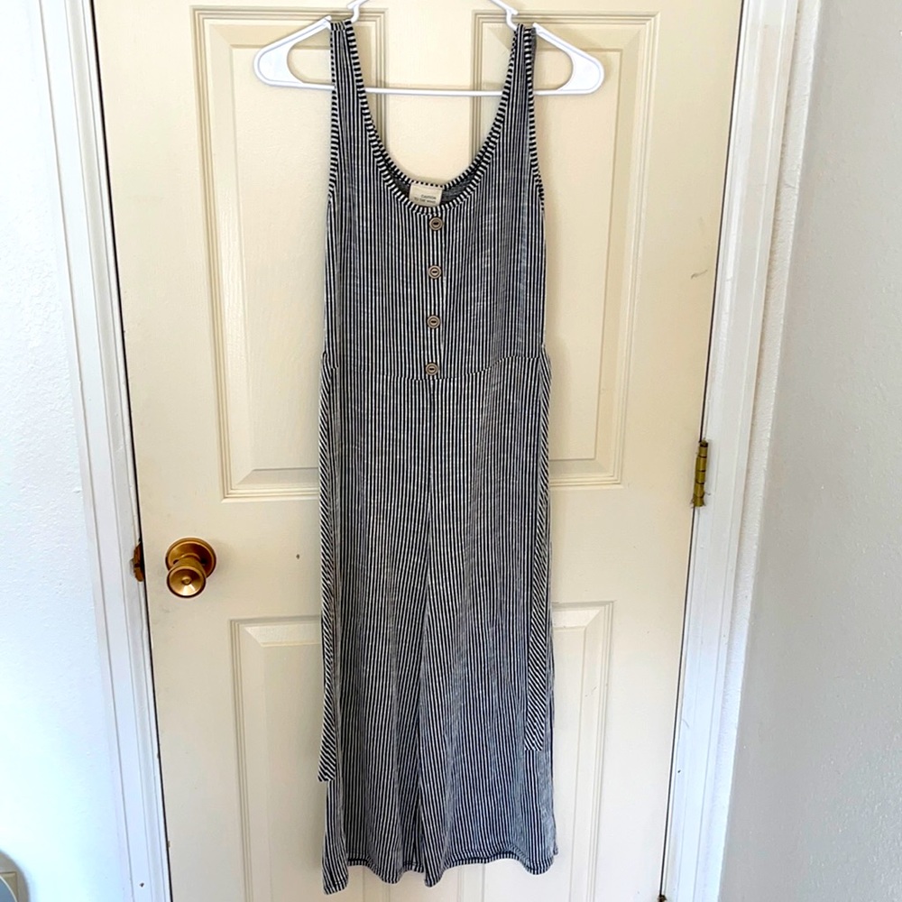 Wide Leg, Capri Jumpsuit
